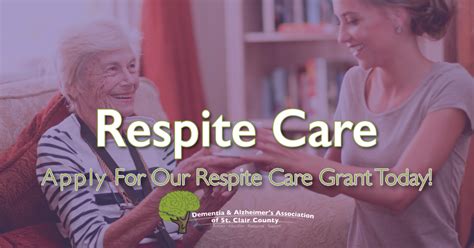 alzheimer's association respite care grant.